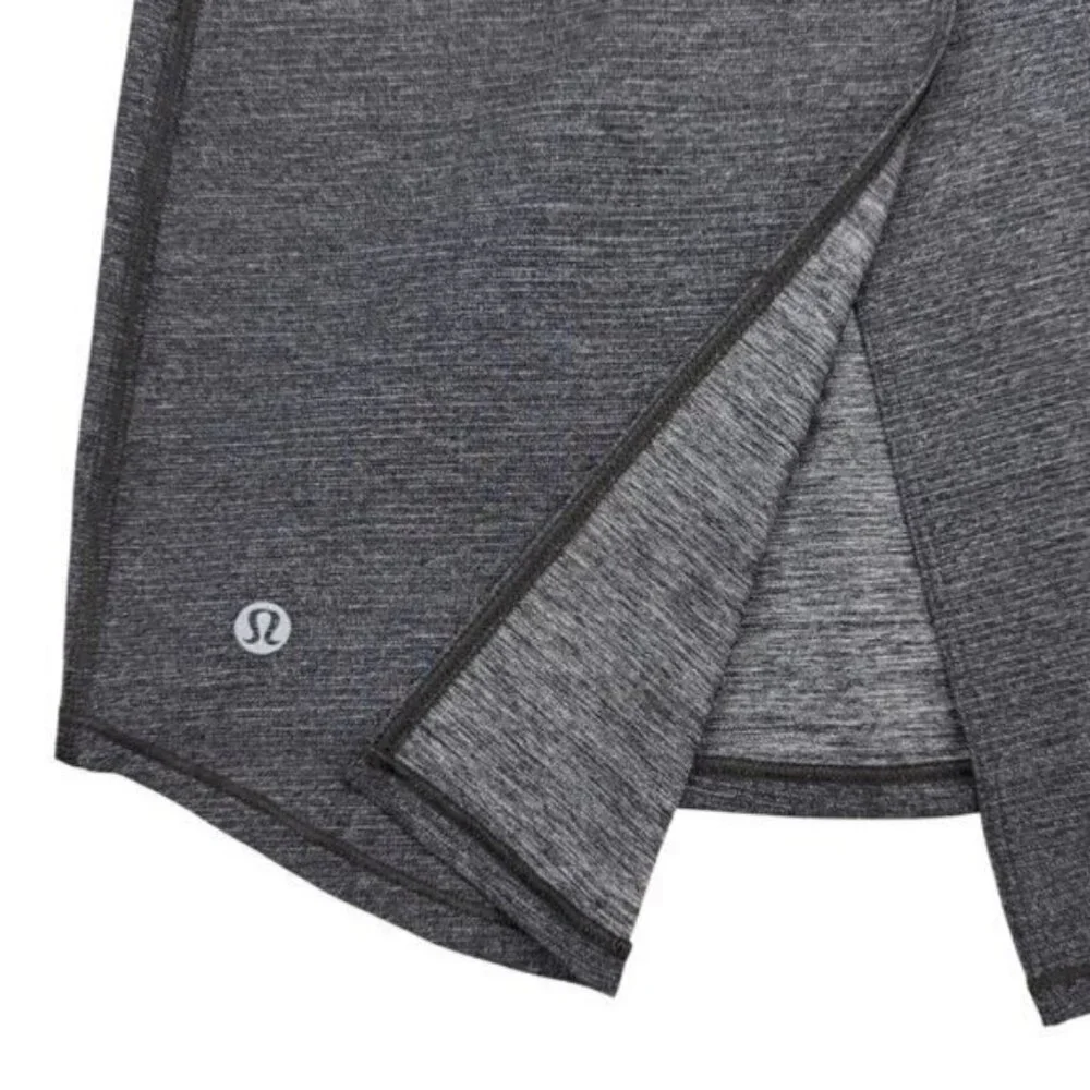 Lululemon Hot Like Agni Singlet In Heathered Black Size 4